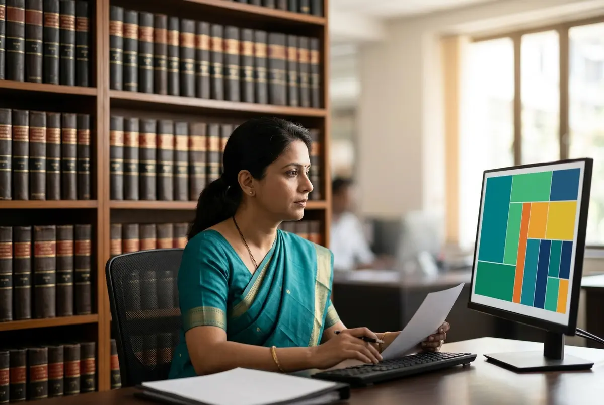Xero for legal business trust ledgers reviewed by an accountant in a law firm office