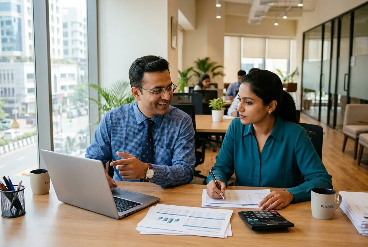 Xero Certified advisor and insurance agency team reviewing insurance business accounts