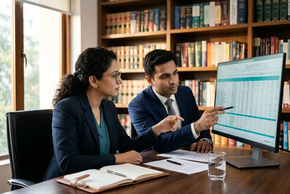 Xero Certified advisor and law firm team reviewing legal business accounts