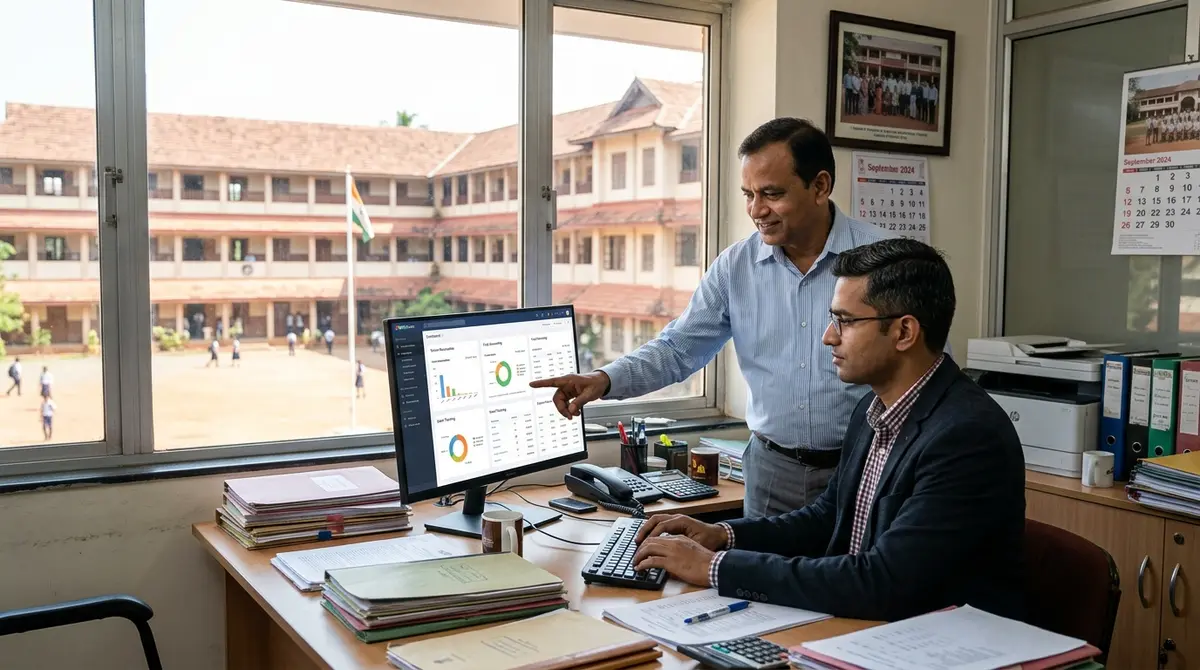 Zoho Books Certified advisor and education finance team managing school fund accounts