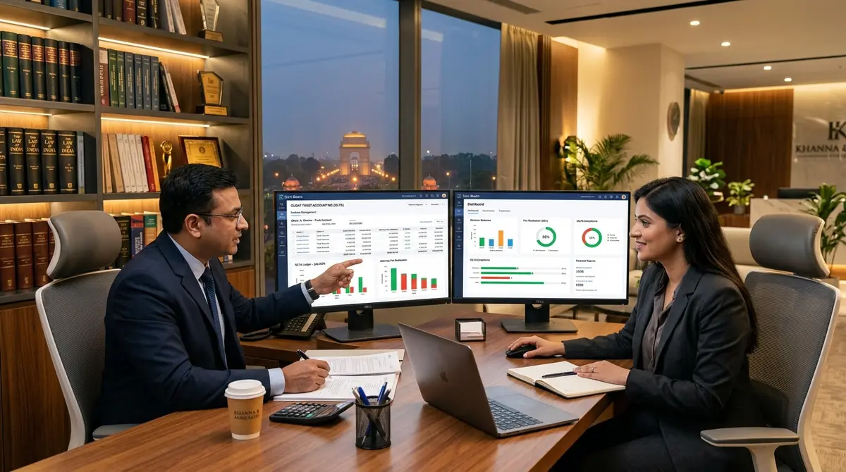 Zoho Books Certified advisor and legal accounting team managing law firm trust ledgers